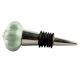 Sage Green Silve Line Medium Ceramic Wine Stopper 